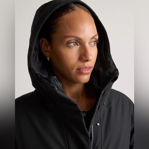 Quince Responsible Down Hooded Long Parka Size Medium - Picture 10 of 16